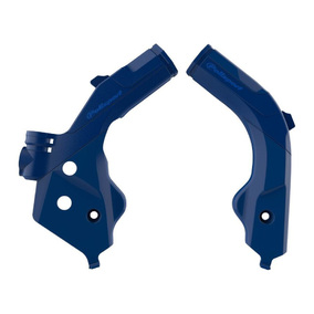 POLISPORT GAS GAS 21-23 HUSQVARNA FC TC FX TX 19-23 FRAME PROTECTOR - OEM BLUE