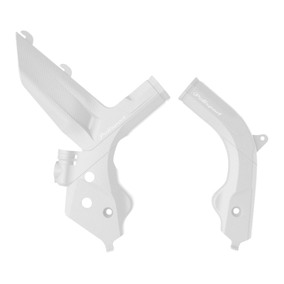 POLISPORT KTM SX / SXF 19-22 EXC / EXCF 20-23 FRAME PROTECTOR - WHT