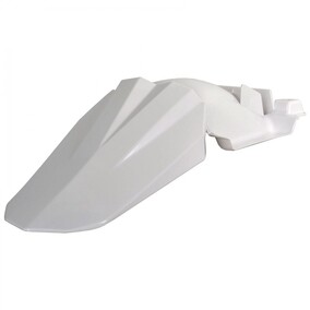 POLISPORT HUSQVARNA MX/END REAR FENDER 08-11 - WHT