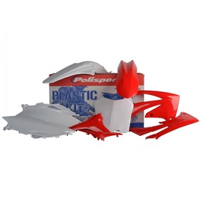 Honda CRF250R 2010 CRF450R 09-10 Plastics Kit Red/White