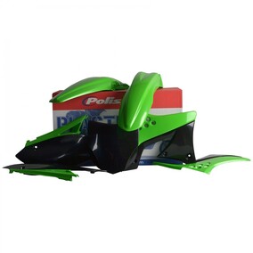 Kawasaki KX250F 09-12 Plastics Kit Green