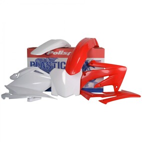 Honda CRF250R 2009 Plastics Kit Red/White