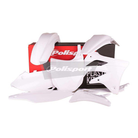 Kawasaki KX450F 16-18 Plastics Kit White