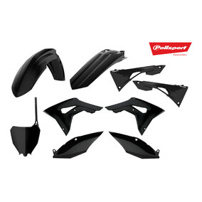 Honda CRF450R 17-20 CRF250R 18-21 Plastics Kit Black