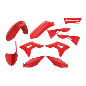 Honda CRF450R 17-20 CRF250R 18-21 Plastics Kit Red