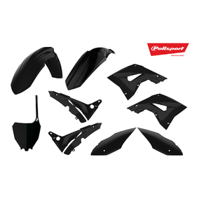 Honda CR125R CR250R 02-07 MX Restyling Plastics Kit Black