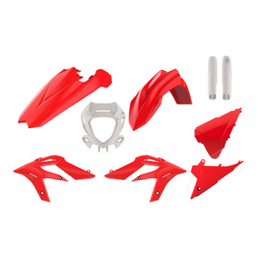 Beta XTRAINER 250/300 20-22 Enduro Plastics Kit Red/White