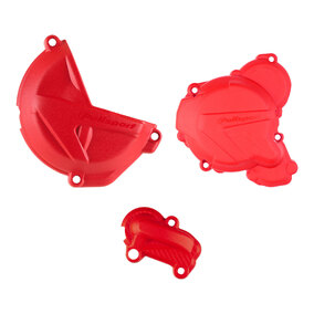 Gas Gas EC250 EC300 21-23 Clutch & Ignition Cover Kit Red