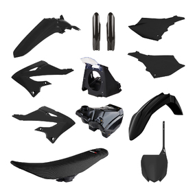 Yamaha YZ125 YZ250 02-21, Y125X 20-21, Y250X 16-21 MX Restyling Plastics Kit Black