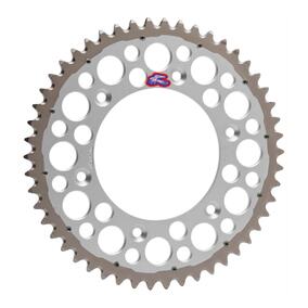 Renthal Honda Twin Ring Silver Rear Sprocket 