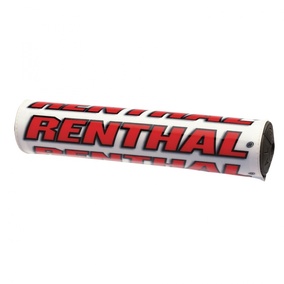 Renthal 7 / 8 10 Inch LE White / Red Bar Pad