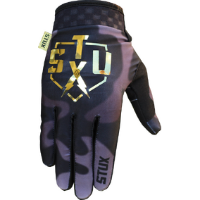 STUX MOTO Gloves Adult Effect - Camo Gold