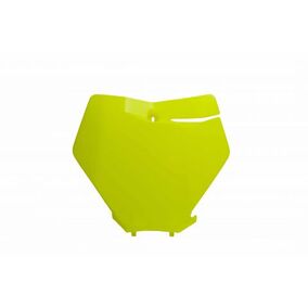 RTech KTM SX 125-150-250 19-22 SXF 250-350-450 19-22 Front Number Plate Neon Yellow