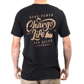 T Shirt Ryno Power Charge Life Copper Large