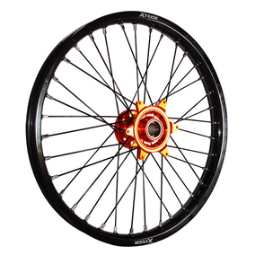 X-TECH KTM 85SX 12-24 Husqvarna TC85 14-24 Front Rim (Black with Orange Hub)