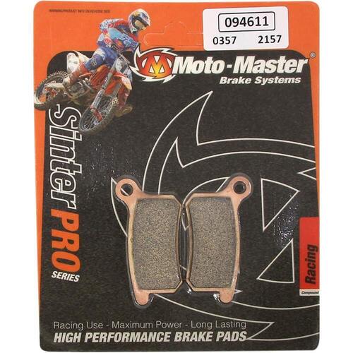 Moto-Master KTM 65 09-24 85SX 03-10 Husqvarna TC65 17-24 Sinter Pro Rear Brake Pads