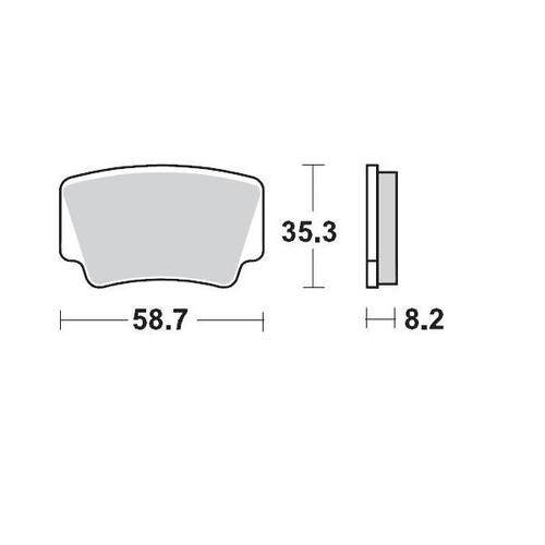 Moto Master KTM 450 XC 08-10 KTM 505 SX ATV 10-13 KTM 525 XC 08-13 Rear Brake Pads