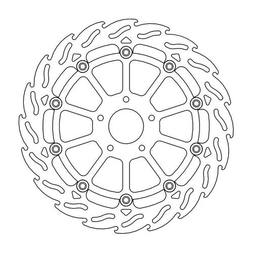 Moto-Master Husqvarna Svartpilen / Vitpilen KTM 690-890 Duke Flame Front Brake Disc