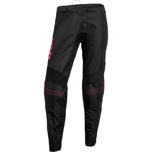 THOR MX PANTS SECTOR WOMEN MINIMAL BLACK/PINK 5/6