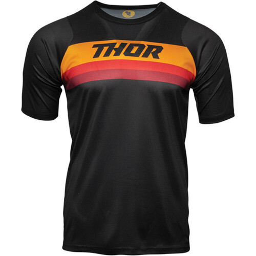 MTB Jersey Thor Assist Black/Orange Small