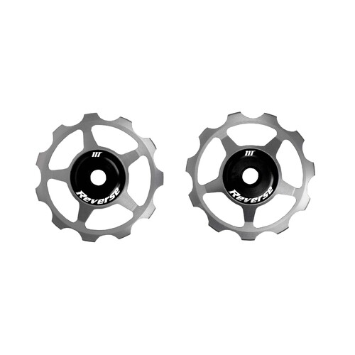 Aluminium pulley set Reverse Silver