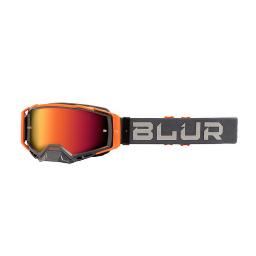 Blur B-40 Goggles Grey/Orange (w/ Orange Lens)