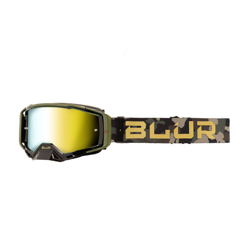 Blur B-40 Goggles Black/Camo (w/ Gold Lens)