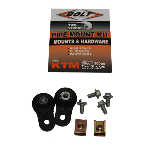 BOLT GAS GAS HUSQVARNA KTM 50cc-300cc 2 STROKE EXHAUST MOUNT KIT 