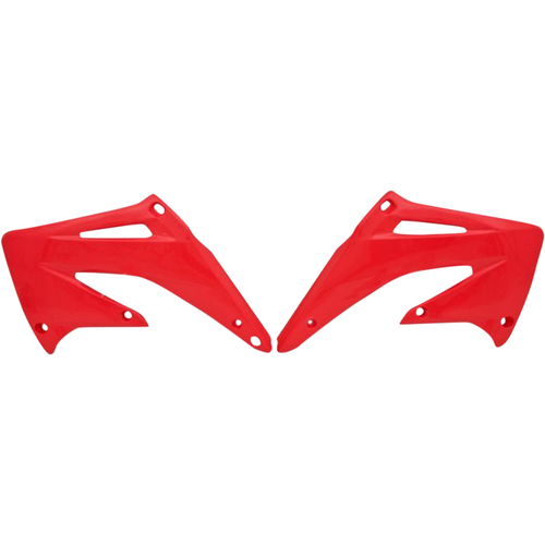 RTech Honda CRF450 02-04 Red Radiator Shrouds