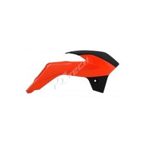 RTech KTM 85SX 13-17 Orange/Black Radiator Shrouds 