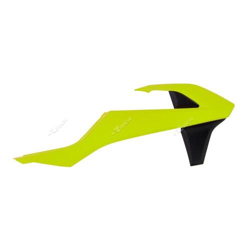 RTech KTM 250SX / SX-F / EXC / EXC-F 16-17 Neon Yellow/Blk Radiator Shrouds