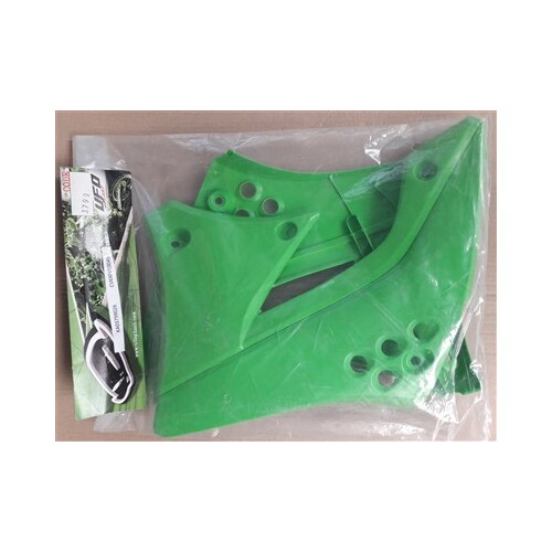 RTech Kawasaki KX450F 09-11 Green Radiator Shrouds