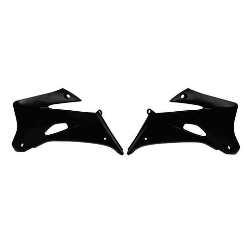 RTech Yamaha WRF250 07-14 WRF450 07-11 Black Radiator Shrouds