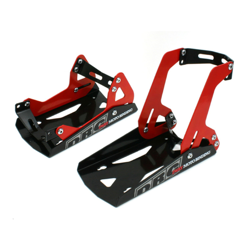 DRC MOTO BINDING WHEEL CHOCK BLACK/RED