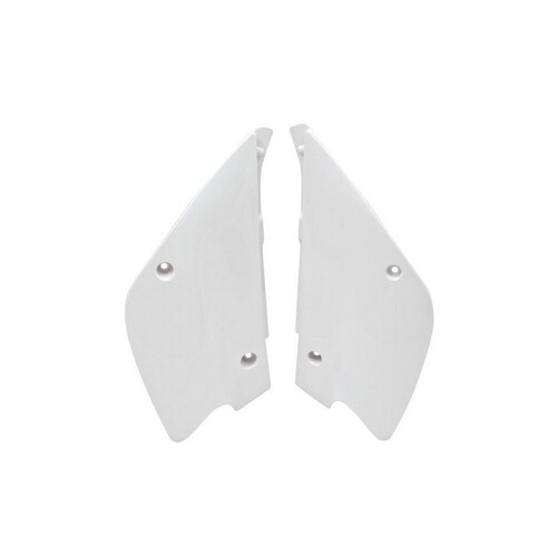 RTech Kawasaki KX85 01-13 KX100 98-13 White Side Panels