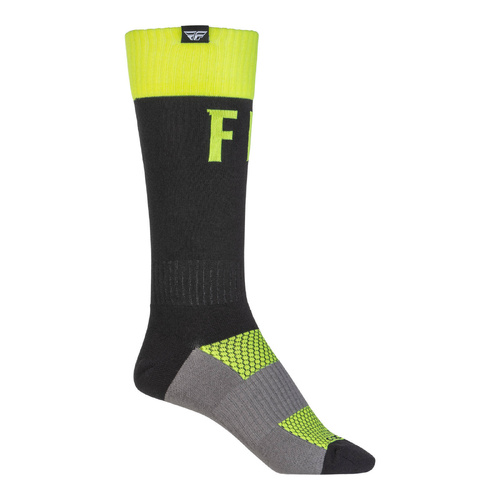 Fly Racing 2024 MX Pro Thin Socks - Hivis / Black