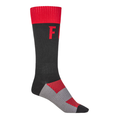 Fly Racing 2024 MX Pro Thin Socks - Red / Black