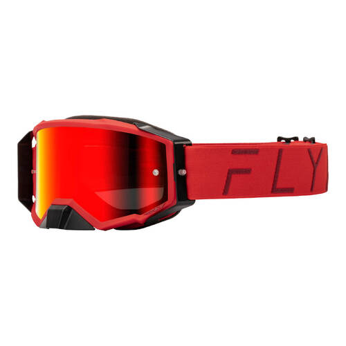 FLY ZONE PRO GOGGLE RED W/ RED MIRROR/SMOKE LENS