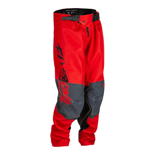 FLY YOUTH KINETIC KHAOS PANTS BLACK/RED/ GREY 