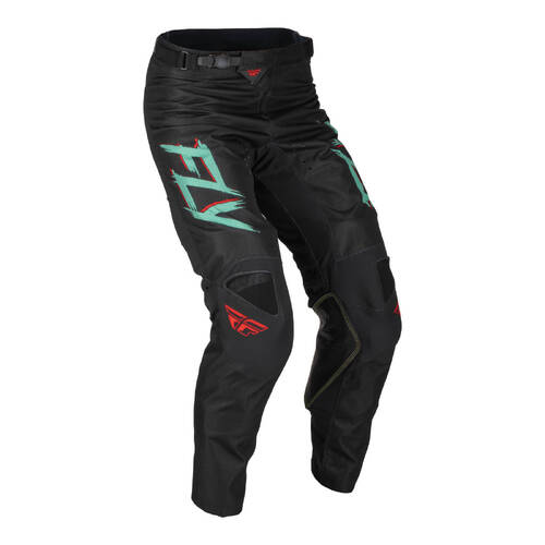 FLY KINETIC SE RAVE PANTS BLACK/MINT/RED 