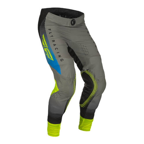 Fly Racing Lite Hydrogen Pant - Grey / Blue / Hi-Vis