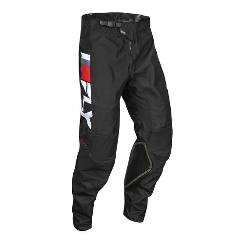 FLY YOUTH KINETIC PRIX PANTS RED/GREY/WHITE 