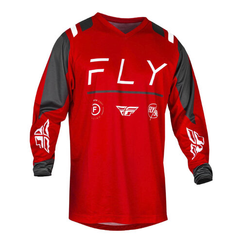 FLY F-16 JERSEY RED/CHARCOAL/WHITE 