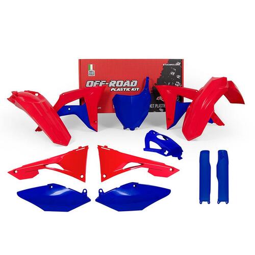 RTech Honda CRF450R 17-18 CRF250R 2018 Red/Blue Plastics Kit