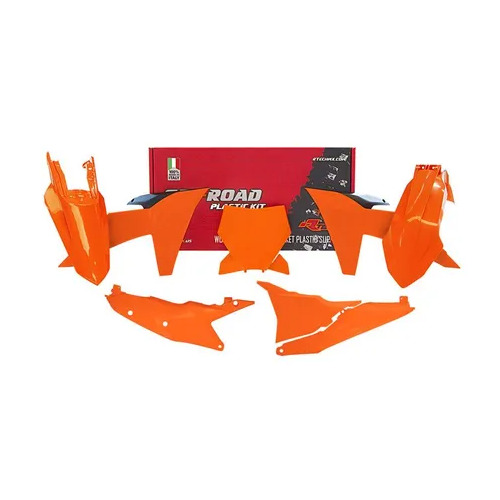 RTech KTM 125-450 SX/SXF 23-24 Orange Plastics Kit