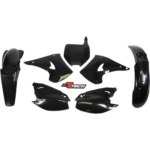 RTech Kawasaki KX125-250 03-08 Black Plastics Kit