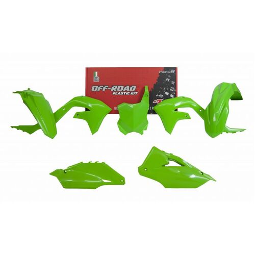 RTech Kawasaki KX250F-X 21-24 KX450F 19-23 KX450X 21-23 Green Plastics Kit