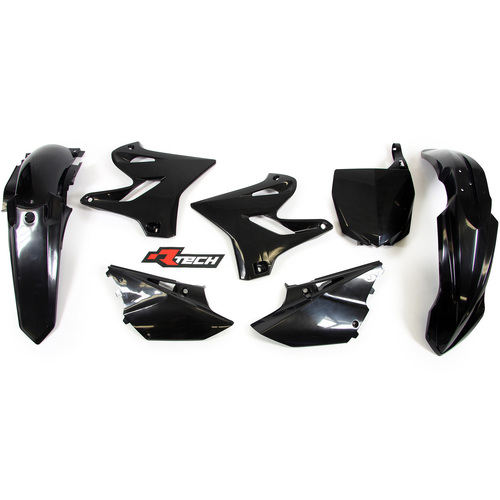 RTech Yamaha YZ125-250 15-21 Black Plastic Kit