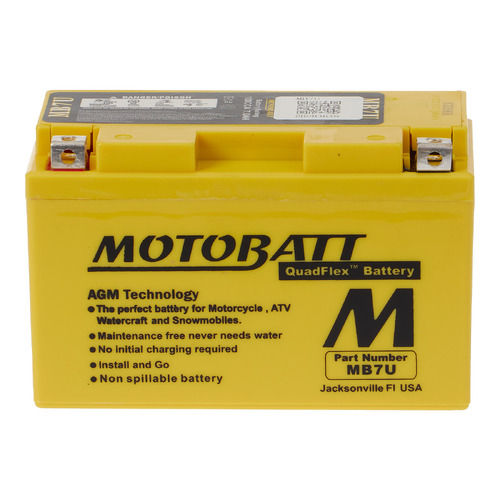 MB7U MOTOBATT QUADFLEX BATTERY 