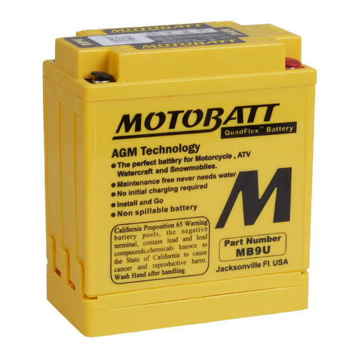 MB9U MOTOBATT QUADFLEX BATTERY